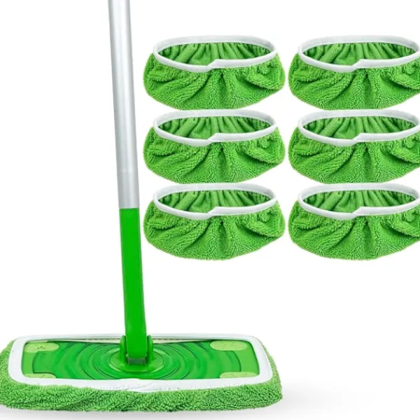 New Återanvändbara Mikrofibermoppdynor Kompatibla med Swiffer Sweeper Ersättning för Hushållsstädning 6