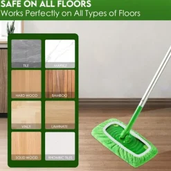 New Återanvändbara Mikrofibermoppdynor Kompatibla med Swiffer Sweeper Ersättning för Hushållsstädning 6