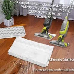 Online Återanvändbara moppdynor för Vacmop VM252 VM250 VM200 VM190 ErsättningsmoppdynorKvalitetsgåvor As Shown