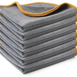 New Återanvändbara rengöringsdukar i kolfiber - 6-pack - 40 x 40 cm, Rengöring av köksredskap, detaljer