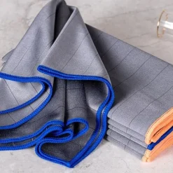 New Återanvändbara rengöringsdukar i kolfiber - 6-pack - 40 x 40 cm, Rengöring av köksredskap, detaljer