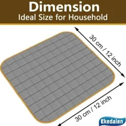 New Återanvändbara rengöringsdukar i kolfiber - 6-pack - 40 x 40 cm, Rengöring av köksredskap, detaljer