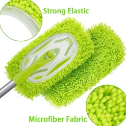 Clearance ATELA Återanvändbara torra moppdukar av mikrofiber för våtmoppar Kompatibel med Swiffer Sweeper Mop Ersättningsmoppar för rengöring av golv med hård träyta 4 Pack | Fyndiq