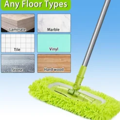 New Återanvändbara torrmoppdukar i mikrofiber för våtmoppar Kompatibla med Swiffer Sweeper Mop Ersättningsmoppar för rengöring av golv med hårda träytor 4 Pack | Fyndiq