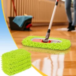 Hot Återanvändbara torrmoppdukar i mikrofiber för våtmoppar Kompatibla med Swiffer Sweeper Mop Ersättningsmoppar för rengöring av golv med hårda träytor 4 Pack | Fyndiq