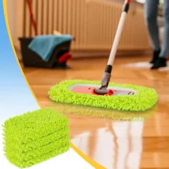 Clearance Återanvändbara torrmoppdukar i mikrofiber för våtmoppar Kompatibla med Swiffer Sweeper Mop Ersättningsmoppar för rengöring av golv med hårda träytor... | Fyndiq