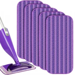 Best Återanvändbara våtservetter för Swiffer WetJet 30x14cm, Mikrofibermopp P
