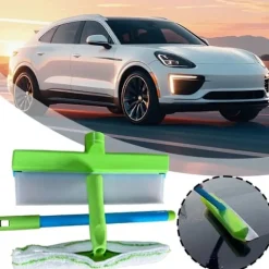 Sale Återvinningsbar Silikonfönsterskrapa Kit Ränderfri Bilvård och Fönsterrengöringsset för Hemmet Blå