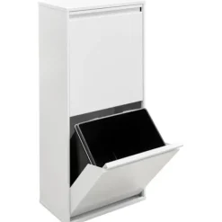 Online ARREGUI Återvinningsbehållare Basic CR401-B 3 Fack 45 L Vit