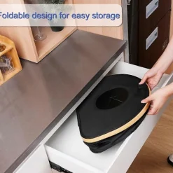 Online Återvinningskärl Kompatibel med Kök, Återvinningskärl med 1 Avtagbar och Återanvändbar Innerpåse, Stor Återvinningskärl med Lock Kompatibel med Flaska | Fyndiq Black