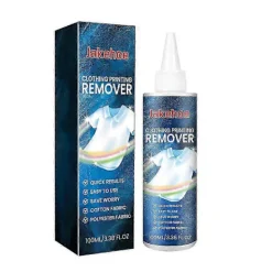Hot Textiltrycksborttagare - 100 ml Säker och effektiv klädmärkesrengörare för klistermärken, logotyper och fläckar | Giftfri formula