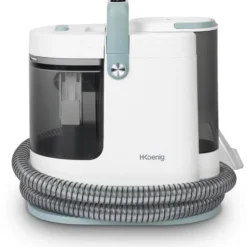 Best HKOENIG Textiltvättare för varmt vatten och ånga - H.KOENIG TWT99 - 1700 W - 2 borstar vitt och blått