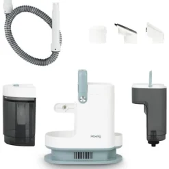 Best HKOENIG Textiltvättare för varmt vatten och ånga - H.KOENIG TWT99 - 1700 W - 2 borstar vitt och blått