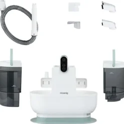 Hot HKOENIG Textiltvättare varmvatten - TWT88 - 1600 ml - 250 ml/min - 1200 W - Vit Vit Grön, Vit