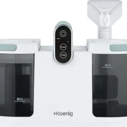 Hot HKOENIG Textiltvättare varmvatten - TWT88 - 1600 ml - 250 ml/min - 1200 W - Vit Vit Grön, Vit