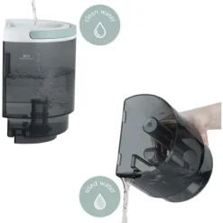 Hot HKOENIG Textiltvättare varmvatten - TWT88 - 1600 ml - 250 ml/min - 1200 W - Vit Vit Grön, Vit