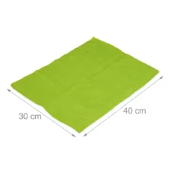 Clearance TG relaxdays 10 st mikrofiberdukar 40x30 gröna