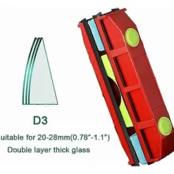 Hot The Glider D3 Magnetisk fönsterputsare för enkelglasfönster från 20 till 28 mm tjocka Magnetisk fönsterputsare