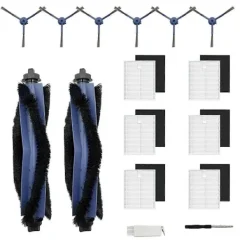 Clearance Tillbehör för G50/G50 Hybrid/L60/L50 med 2 huvudborstar, 6 sidoborstar, filter (med svamp) reservdelar