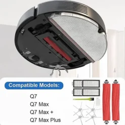 Online Tillbehör för Q7 / Q7 Max / Q7 / Q7 Plus, borsttillbehör för robotdammsugare