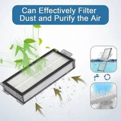 Hot Tillbehör för Roborock Q7 Max Plus / Q7 Max / Q7 / Q7 Plus Reservdelar, Borstkit Filter Robotdammsugare