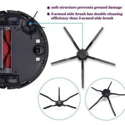 Hot Tillbehör för S5 Max S6 Max S6 Pure S6 Maxv S50 S51 S55 S60 S65 S5 S6 Dammsugare