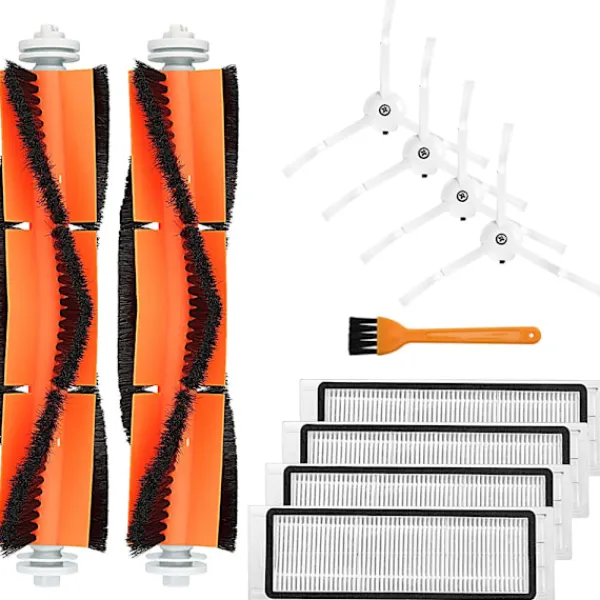 New Tillbehörskit för Xiaomi Roborock E4, S5, S5 Max, S50, S51, S55 11 delar