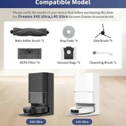 Best Tillbehörssats för Dreame X40 & L40 Ultra dammsugare