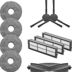 Clearance Tillbehörssats för Dreamebot L10S Pro - Huvudborste, Sidoborste, HEPA-filter, Moppduk
