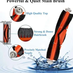 New Tillbehörssatser för Xiaomi Dreame D9 Robotdammsugare Delar Huvudborste Sidoborste Hepa Filter Moppduk