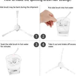 New Tillbehörssatser för Xiaomi Dreame D9 Robotdammsugare Delar Huvudborste Sidoborste Hepa Filter Moppduk