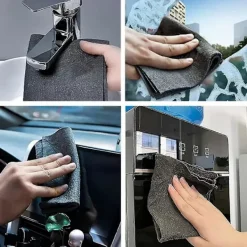 Outlet Tjock Magisk Rengöringsduk Luddfri Återanvändbar Mikrofiber Rengörings Trasa