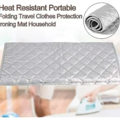 Hot Tjock Strykmatta för Sömnad, Portabel, Värmebeständig, För Ångstrykning På Bord Eller Säng, Värmereflekterande (Storlek: 48x85)