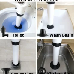 Hot Toalett avloppsrensare, avloppsrensare, badplunge, kraftig A