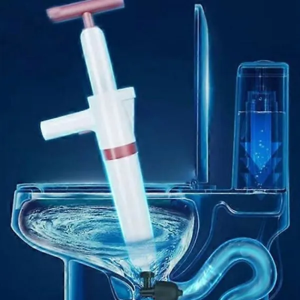 Outlet Toalettpropp, Högtrycks avloppsrengörare, Röd och Vit