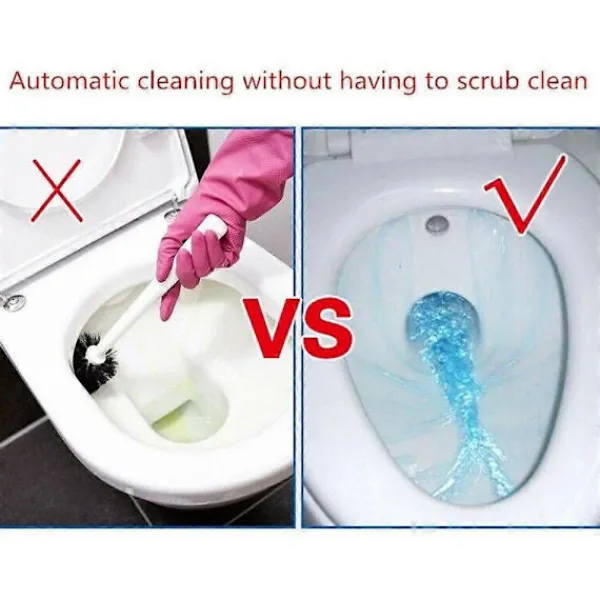 New Toalettrengöring Brusande Tablett Deodorant Solid Rengöring Automatisk Toalettskål Rengöringsmedel Toalettank Och Badrumsrengöring GS