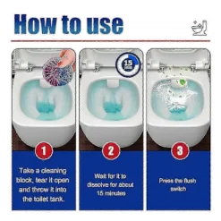 Hot Toalettrengöringsblock, Deodoriserande Tar Bort Kalk och Urinfläckar Hushålls Toalettrengöringsblock