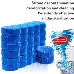 Sale Toalettrengöringsmedel Deodorant Toalettbålsrengörare Fläckborttagare Blå Tabletter Tablett Spolningstank As shown