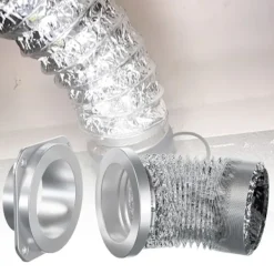 Clearance unbranded Tool Easy Magnetisk Torktumlare Avgasböj 180 Graders Böj Ventilationsanslutning