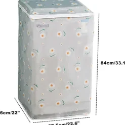 Sale (Toppmatad) Tvättmaskinskydd, Tvättmaskin Torktumlare Dammtätt Vattentätt Skyddsfodral Tvättmaskinsskydd