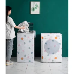 Discount (Toppmatad) Tvättmaskinskydd, Tvättmaskin Torktumlare Dammtätt Vattentätt Skyddsfodral Tvättmaskinsskydd