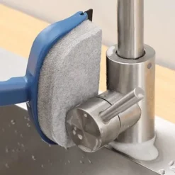 Best Superp Torkarbladssvampborste, två-i-ett torkarblad multifunktionell rengöringsborste glasskrapa, dubbelrengöringsborste svamprengöringsborste