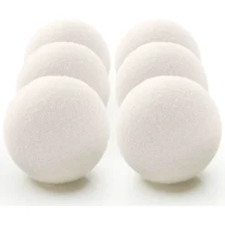 Outlet Torkbollar 100% Naturliga Ullbollar för Tvätt - Återanvändbara Allergivänliga Miljövänliga och Energieffektiva 6