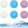 Clearance Torkbollar, 6 st Blå Tvättbollar, Torktumlare Bollar Återanvändbar Mjukgörare Boll för Kläder Mindre Statisk Vidhäftning (3 Färger)
