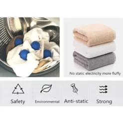 Best Torkbollar 8-pack - Giftfria återanvändbara torkbollar