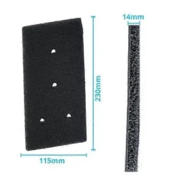 Best Torkfilter 4-pack - Whirlpool 481010716911 - Svart - Effektiv luddavlägsning, enkel installation