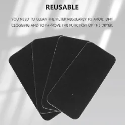 Torkfilter 8-pack Svart Hoover Candy 40006731 Svart [DB]