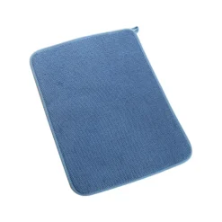 New unbranded Torkmatta Återanvändbar Värmebeständig Halkskydd Absorberande Bordstablett Avloppstorkningsplatta Köksverktyg för Matsal-30*40cm Blå unikt värde