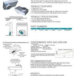 Best Torkskåpsventil Periskop Torkskåpsventiladapter Förhindra Slangvikning och Blockering Torkskåpsreservdelar