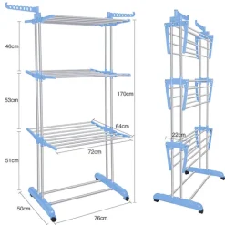 Hot Torkställ med fyra nivåer